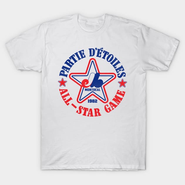 Defunct 80s Montreal Baseball All Star T-Shirt by Defunctland